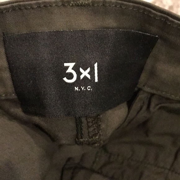 3X1 Green High Waisted Denim Pants Size 27 - Picture 6 of 7